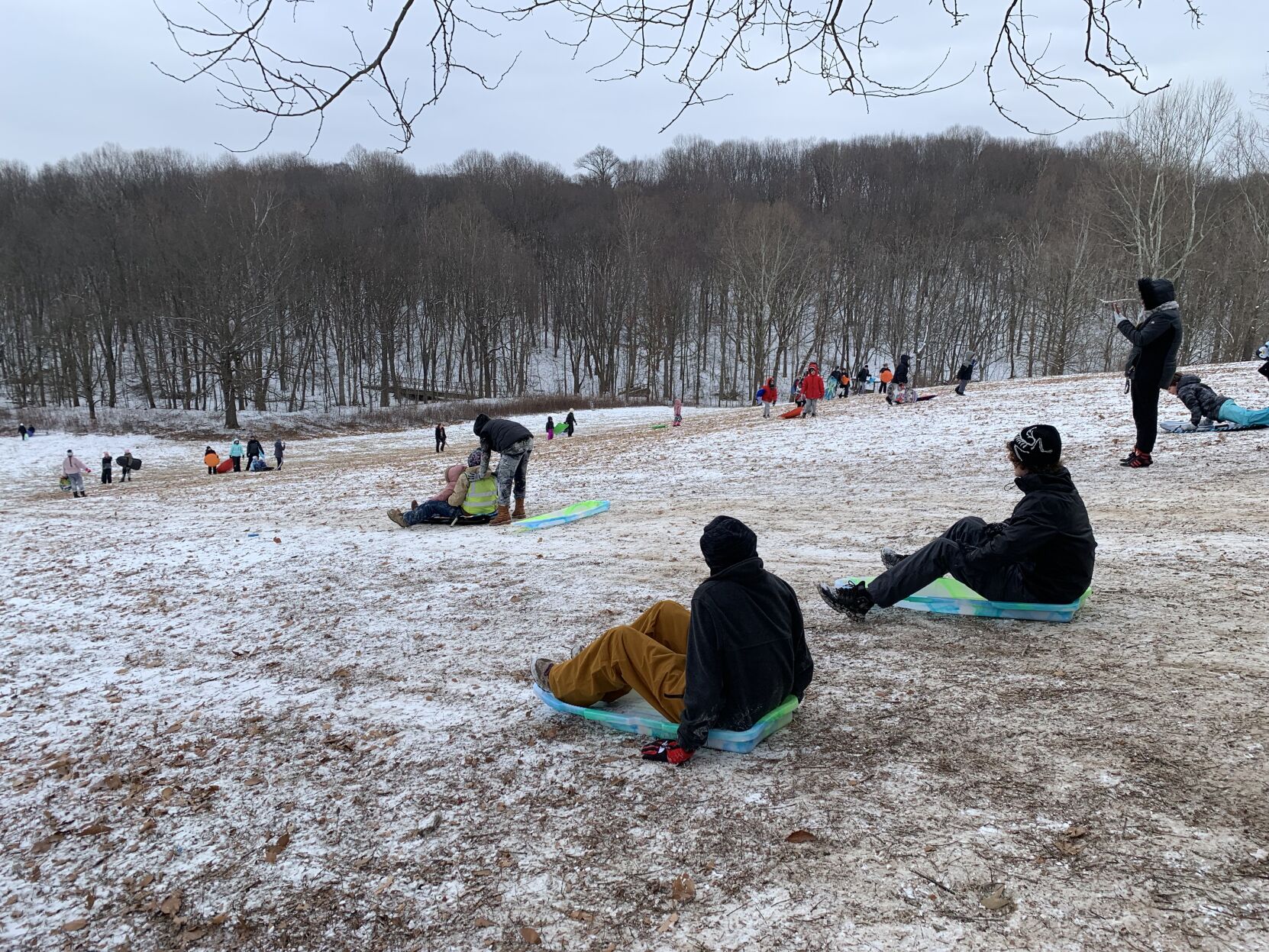 'Cold, but it's fun' | People take advantage of a snow day across Louisville and southern Indiana